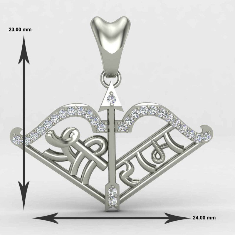 Arrow Bow Shree Ram Pendant Arrow Bow Shree Ram Pendant