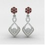 Sterling Silver Bridal Earring
