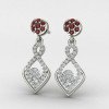 Sterling Silver Bridal Earring
