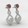 Sterling Silver Bridal Earring
