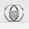Round Heart Silver Pendant Round Heart Silver Pendant