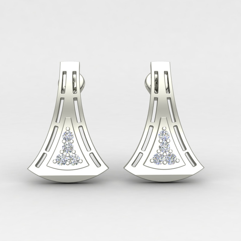 Artistic Silver Earring