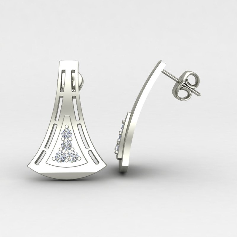 Artistic Silver Earring