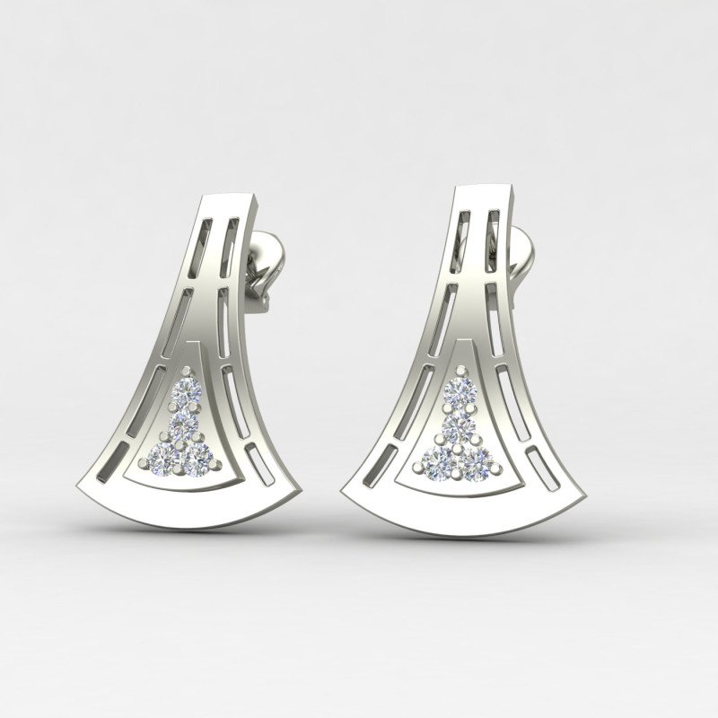 Artistic Silver Earring