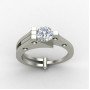 Engagement Silver Ring