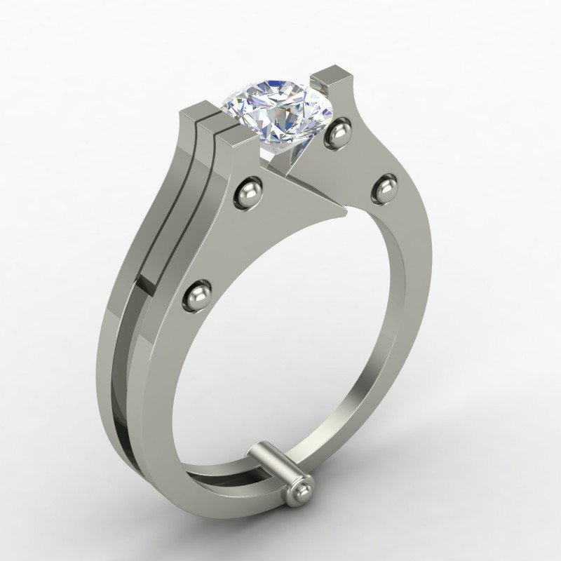 Engagement Silver Ring Engagement Silver Ring