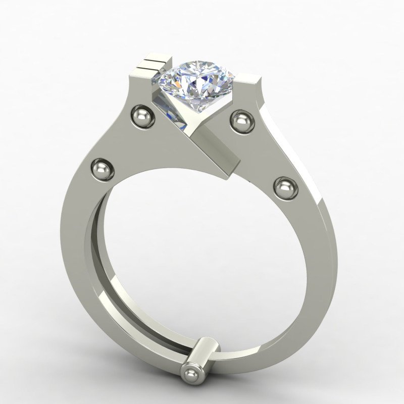 Engagement Silver Ring Engagement Silver Ring