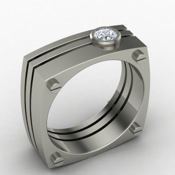 Solitaire Engagement Diamond Ring