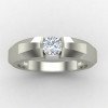 Wedding Silver Solitaire Ring Wedding Silver Solitaire Ring