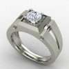 Solitaire Gents Wedding Ring Solitaire Gents Wedding Ring