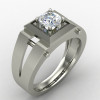 Solitaire Gents Wedding Ring Solitaire Gents Wedding Ring