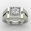 Solitaire Gents Wedding Ring Solitaire Gents Wedding Ring