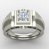 Silver Solitaire Wedding Ring Silver Solitaire Wedding Ring