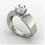 Single Diamond Solitaire Ring
