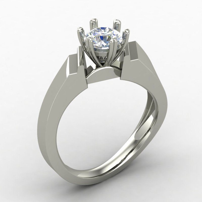 Single Diamond Solitaire Ring Single Diamond Solitaire Ring