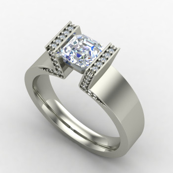 Exclusive Solitaire Engagement Ring