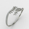 Leaves Silver Bangle for Women Leaves Silver Bangle for Women