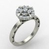 Cluster Flower Ring Cluster Flower Ring