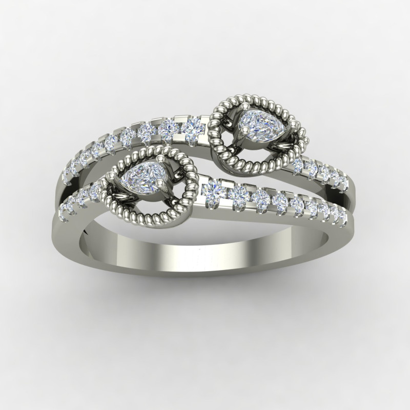 Silver Anniversary Band Ring Silver Anniversary Band Ring