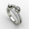 Silver Anniversary Band Ring Silver Anniversary Band Ring
