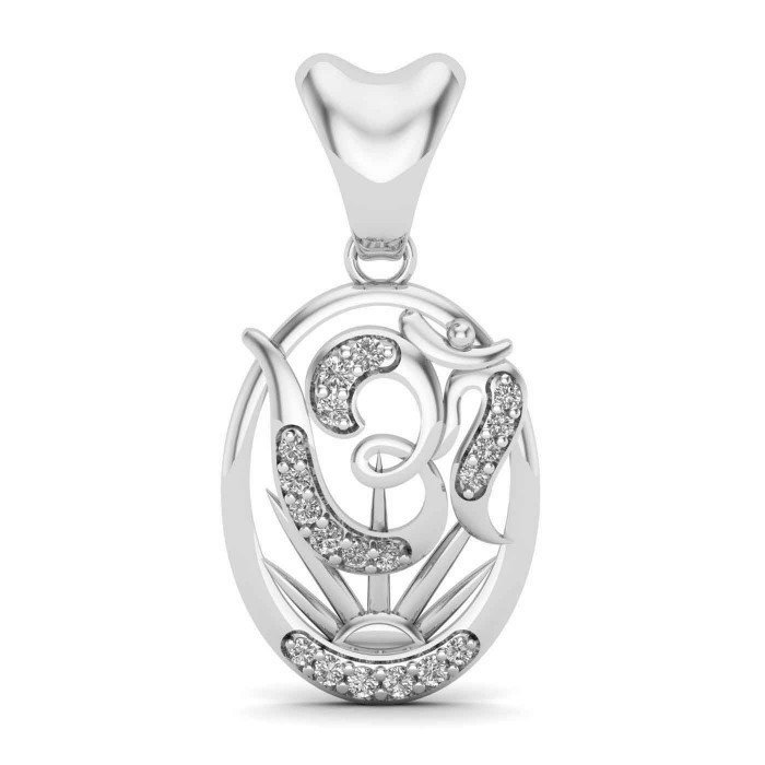 Om Surya Silver Pendant Om Surya Silver Pendant