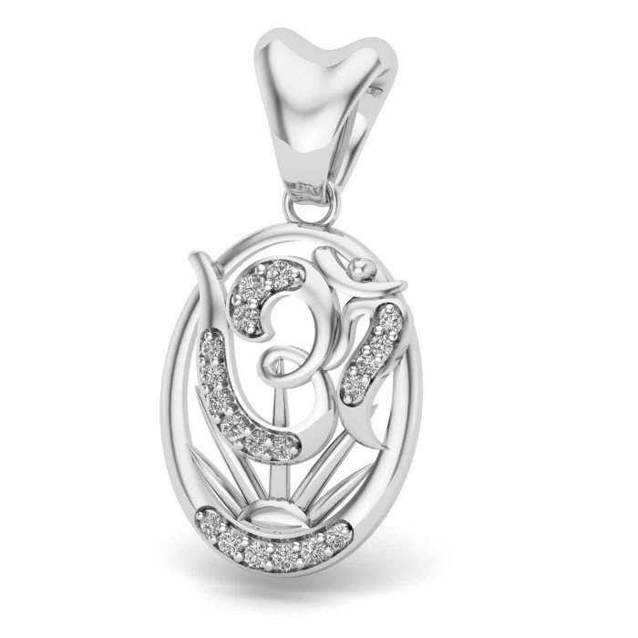 Om Surya Silver Pendant Om Surya Silver Pendant