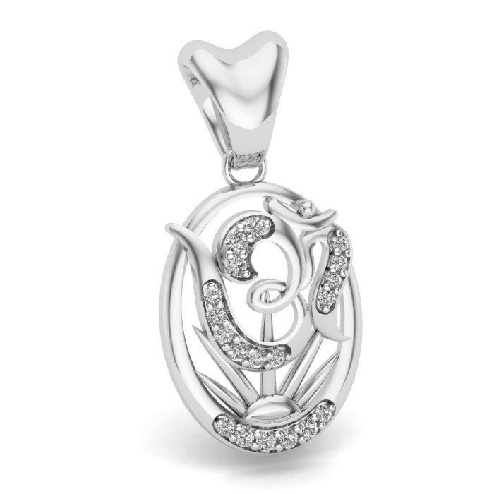 Om Surya Silver Pendant Om Surya Silver Pendant
