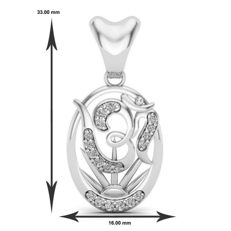 Om Surya Silver Pendant Om Surya Silver Pendant