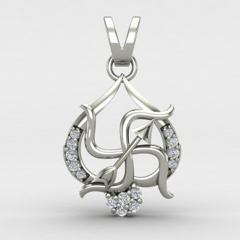 Swastik Arrow Pendant