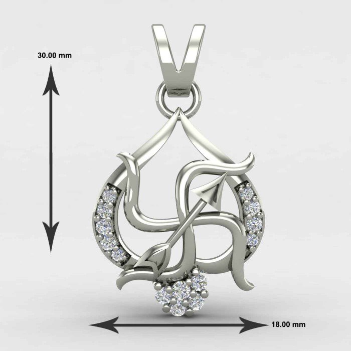 Swastik Arrow Pendant Swastik Arrow Pendant