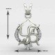 Swastik Arrow Pendant Swastik Arrow Pendant