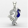Peacock Om Pendant
