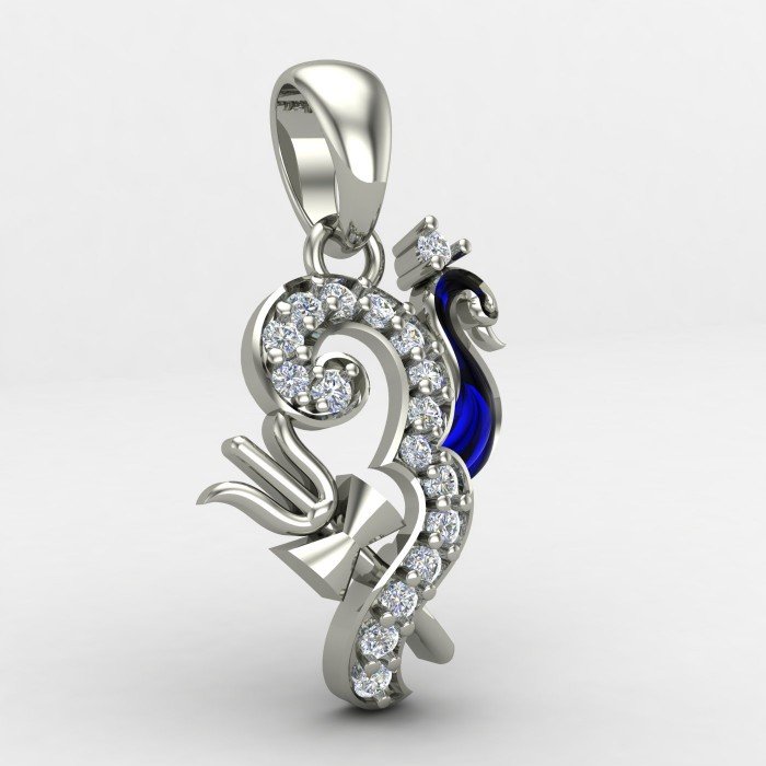 Peacock Om Pendant Peacock Om Pendant