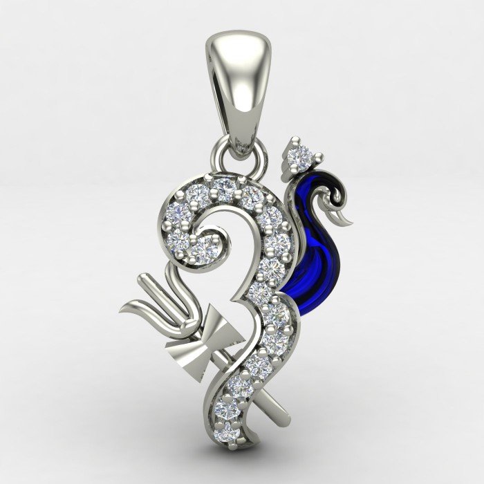 Peacock Om Pendant Peacock Om Pendant
