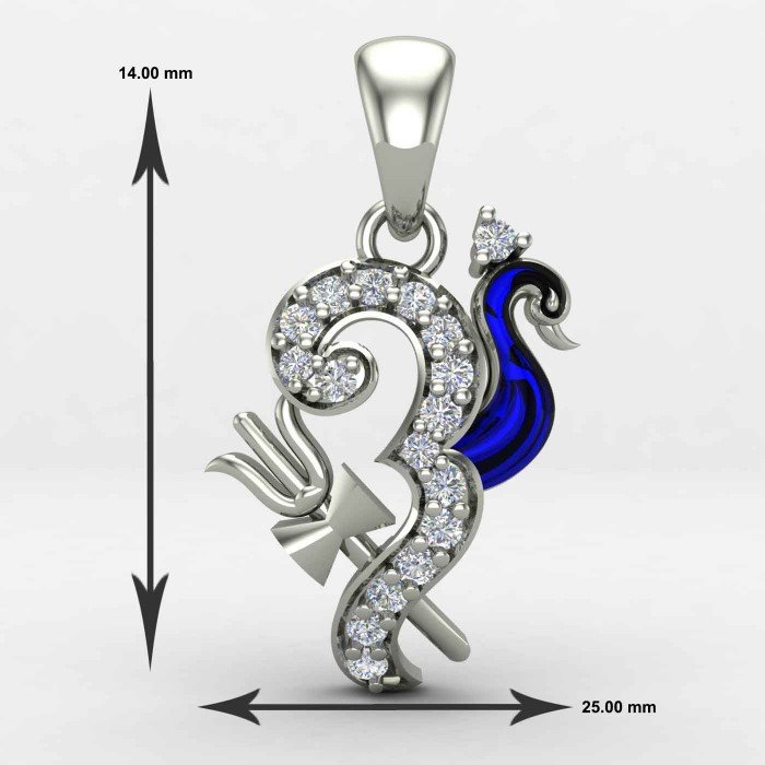 Peacock Om Pendant Peacock Om Pendant