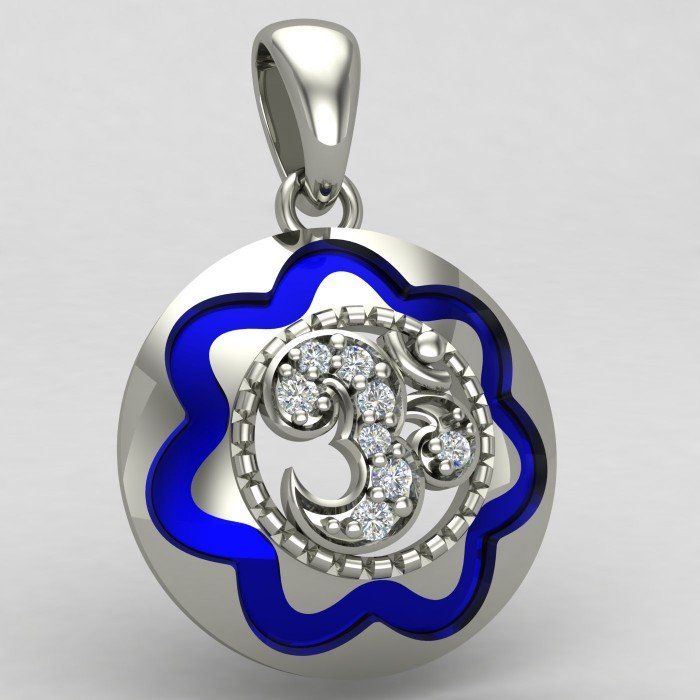 Round Shape Om Locket Round Shape Om Locket