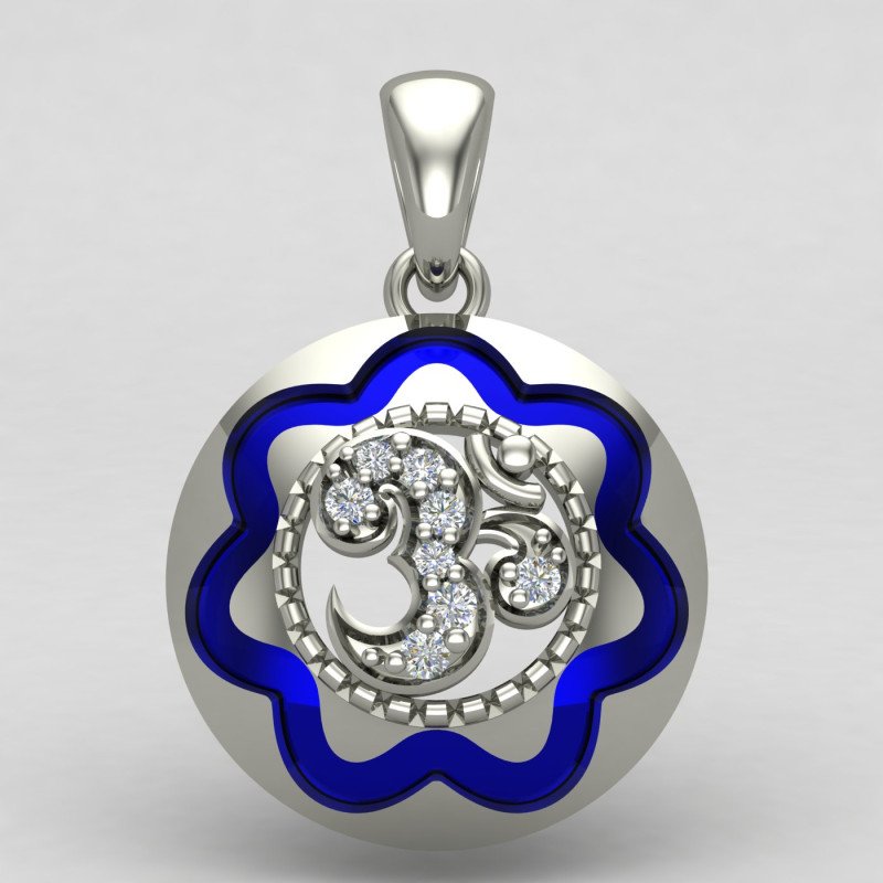 Round Shape Om Locket Round Shape Om Locket