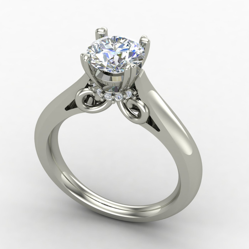 Fashion Solitaire Engagement Ring Fashion Solitaire Engagement Ring