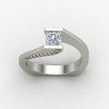 Princess Diamond Solitaire Ring Princess Diamond Solitaire Ring