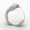 Princess Diamond Solitaire Ring Princess Diamond Solitaire Ring