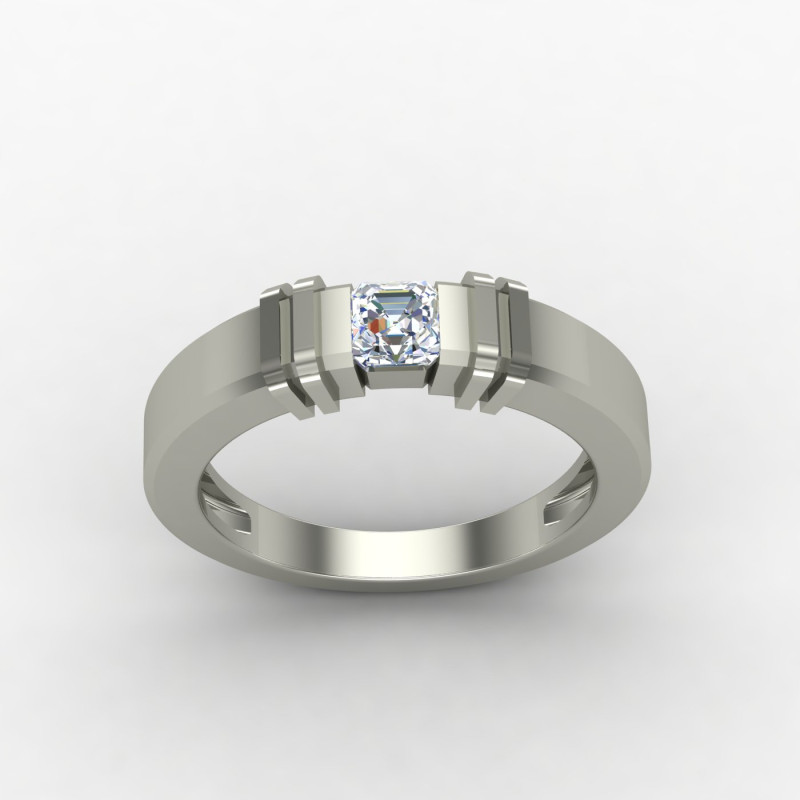 Emerald Solitaire Ring Emerald Solitaire Ring