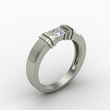 Emerald Solitaire Ring