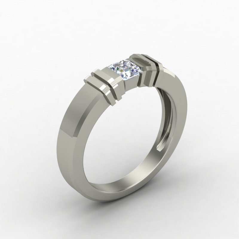 Emerald Solitaire Ring Emerald Solitaire Ring