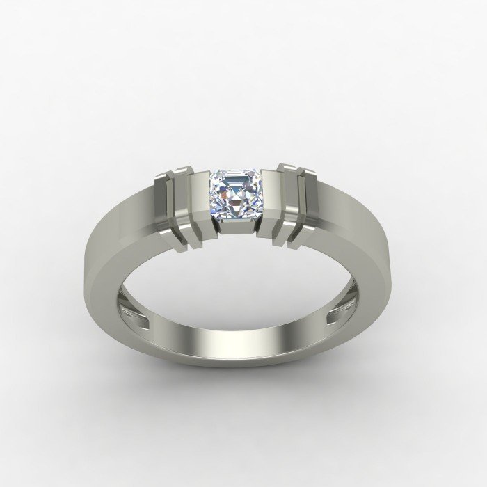 Emerald Solitaire Ring Emerald Solitaire Ring