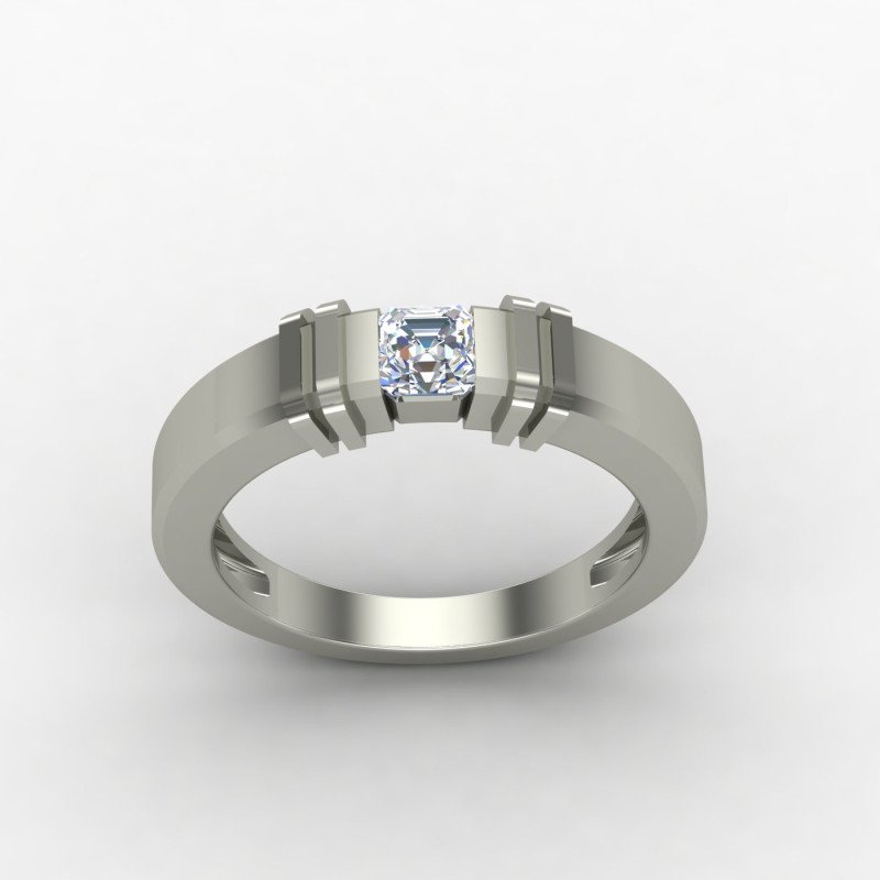 Emerald Solitaire Ring Emerald Solitaire Ring