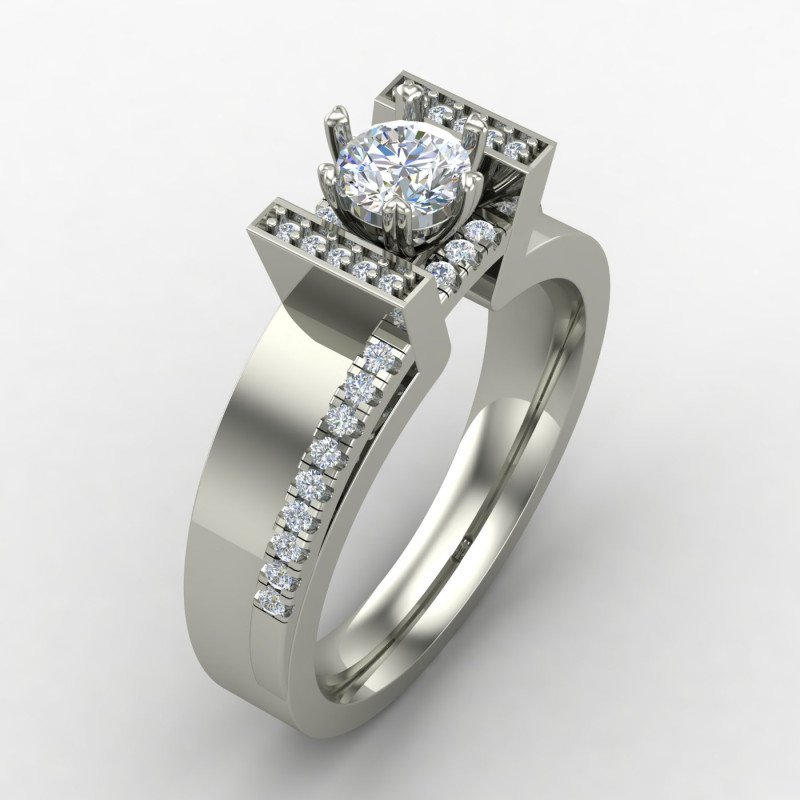 Men Wedding Solitaire Ring