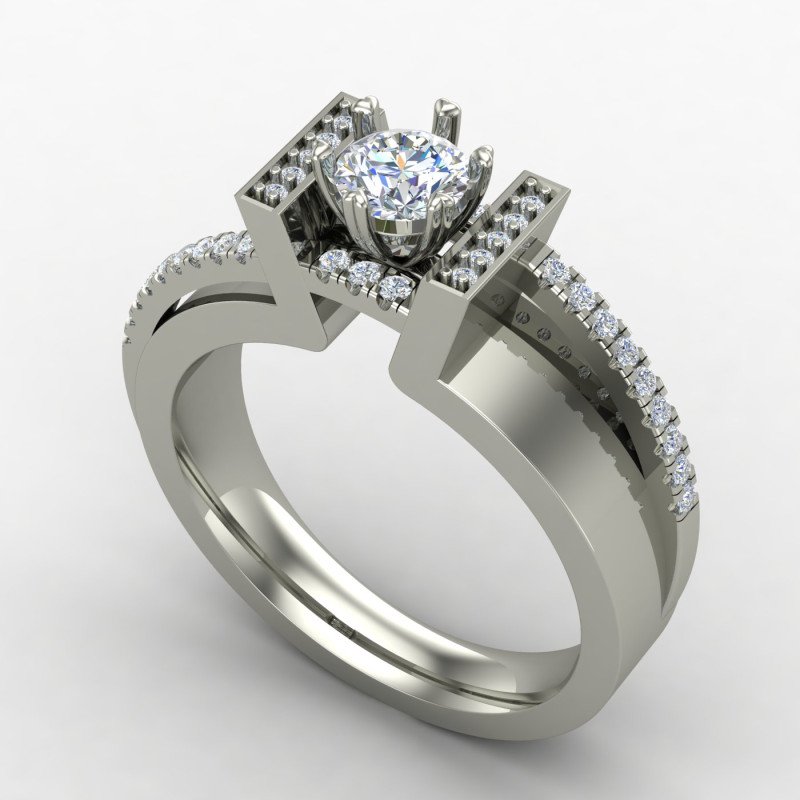 Men Wedding Solitaire Ring