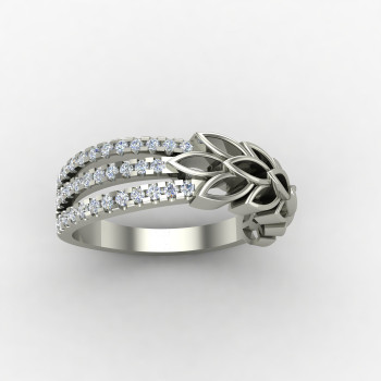 Silver Band Ring for Girlfriend