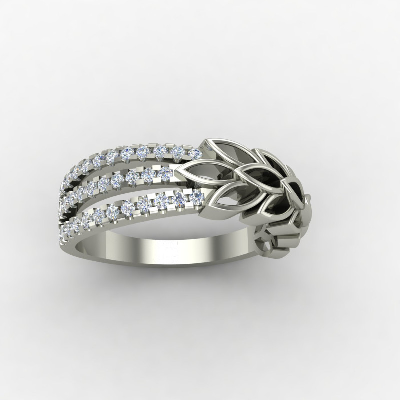 Silver Band Ring for Girlfriend Silver Band Ring for Girlfriend