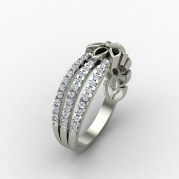 Silver Band Ring for Girlfriend Silver Band Ring for Girlfriend